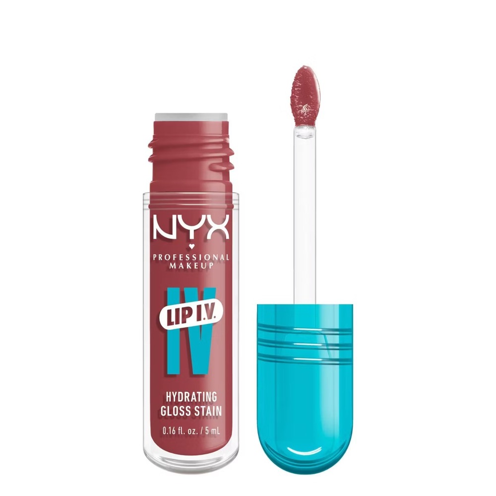 NYX Professional Makeup Lip IV Hydrating Gloss Serum 17 Petal Pourin 0.16 fl oz